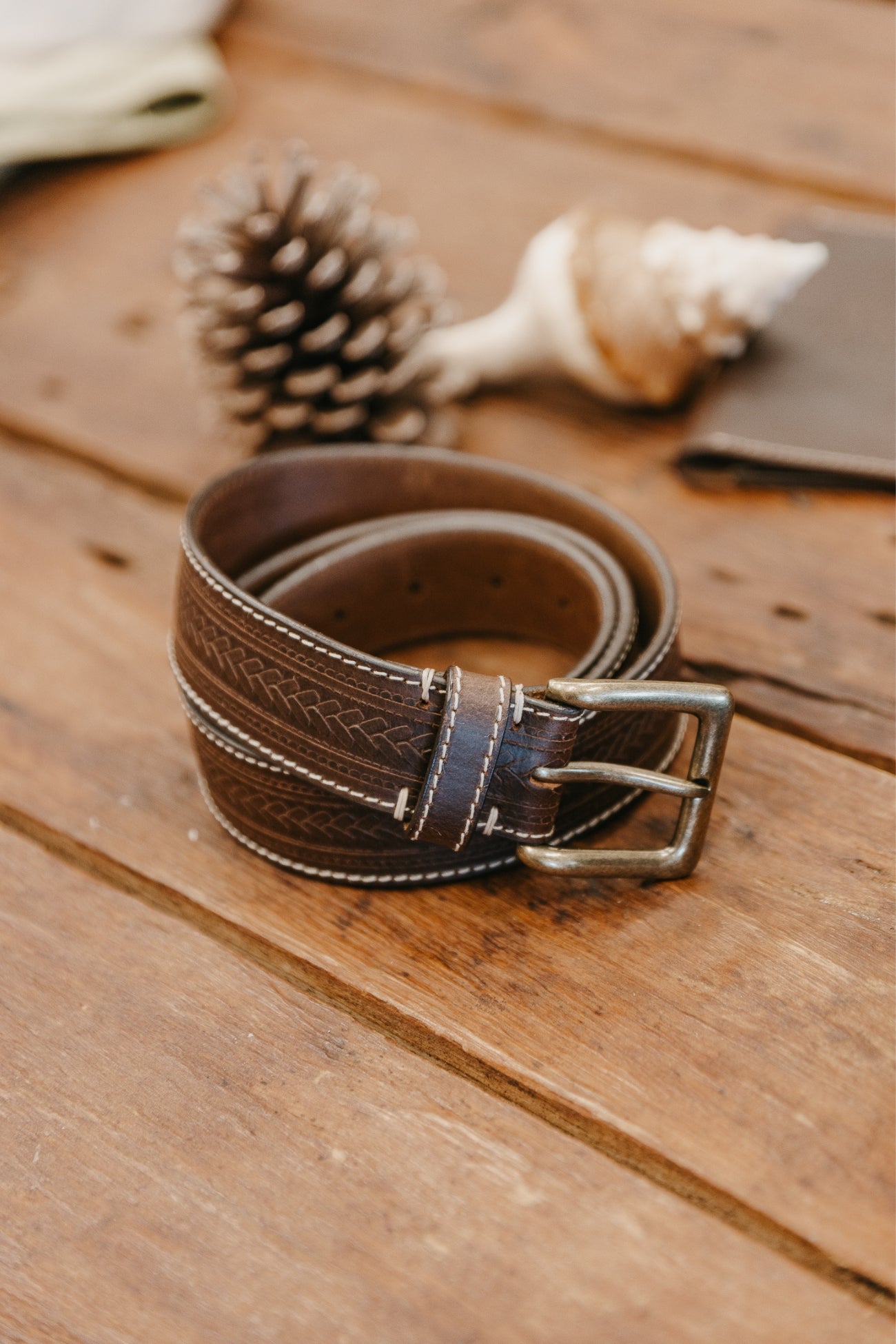 Russet Handcrafted Leather Belt