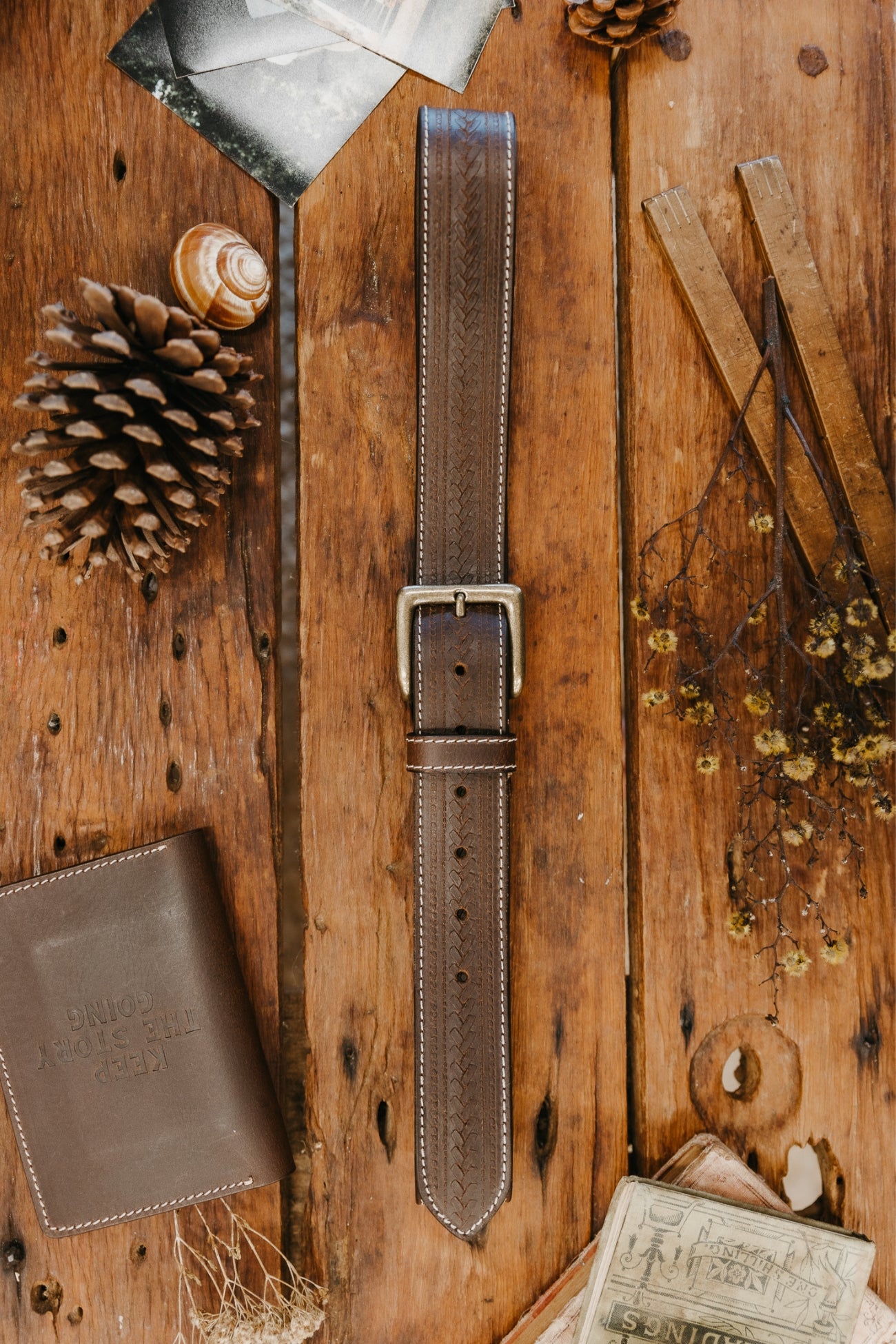 Russet Handcrafted Leather Belt