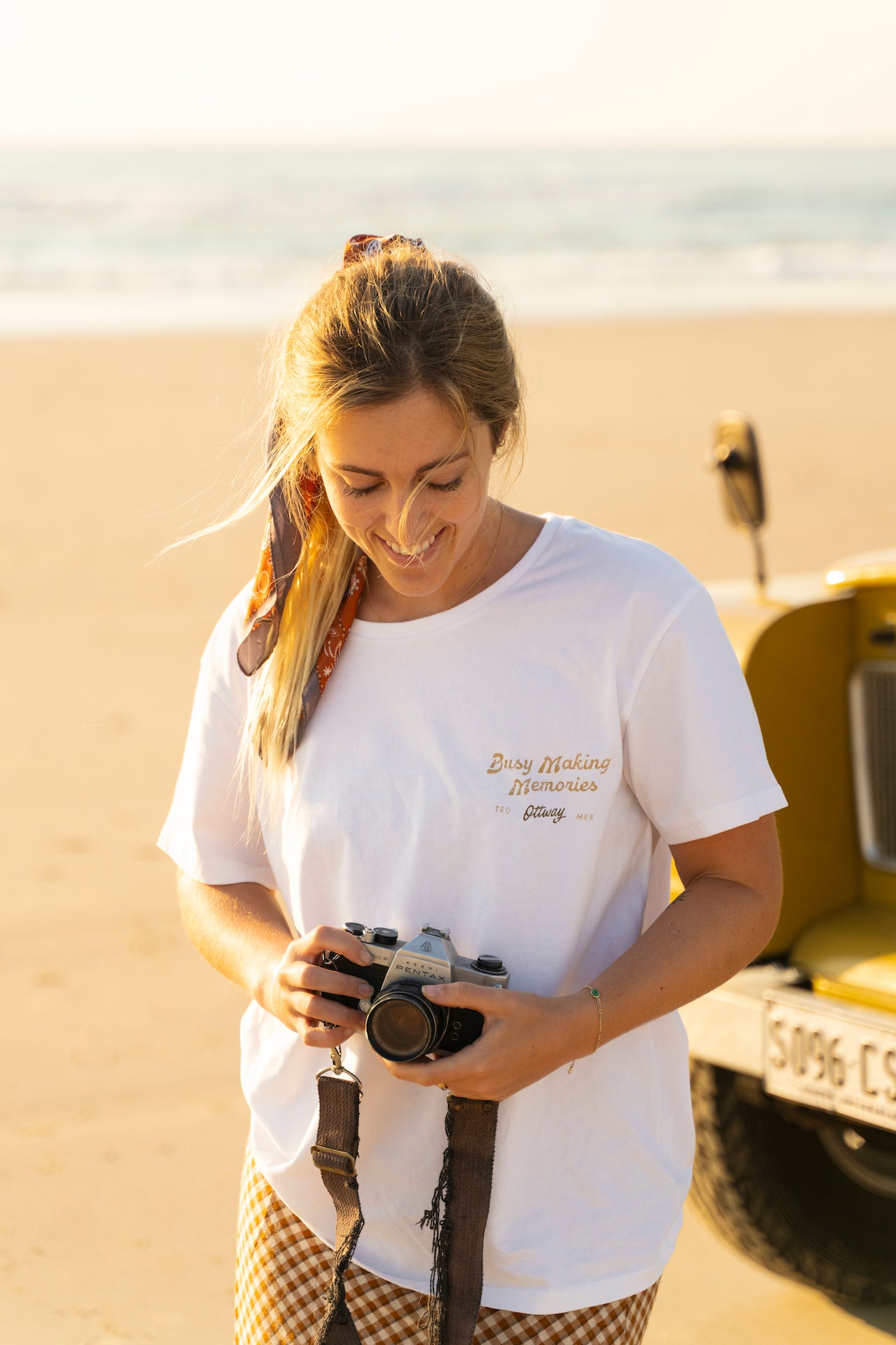 Busy Making Memories Unisex T-Shirt - Off White