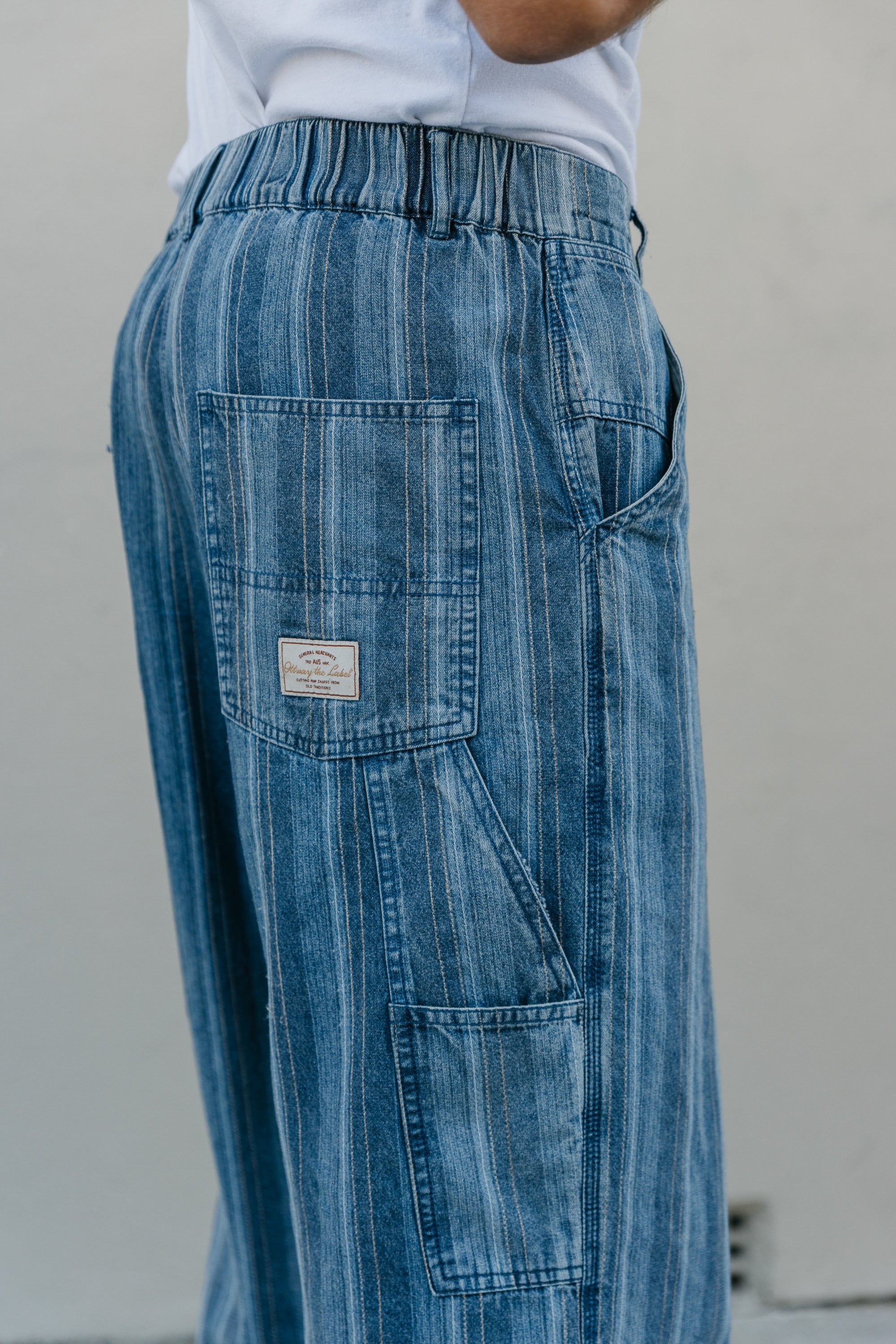 Jagger - Washed Denim Pants