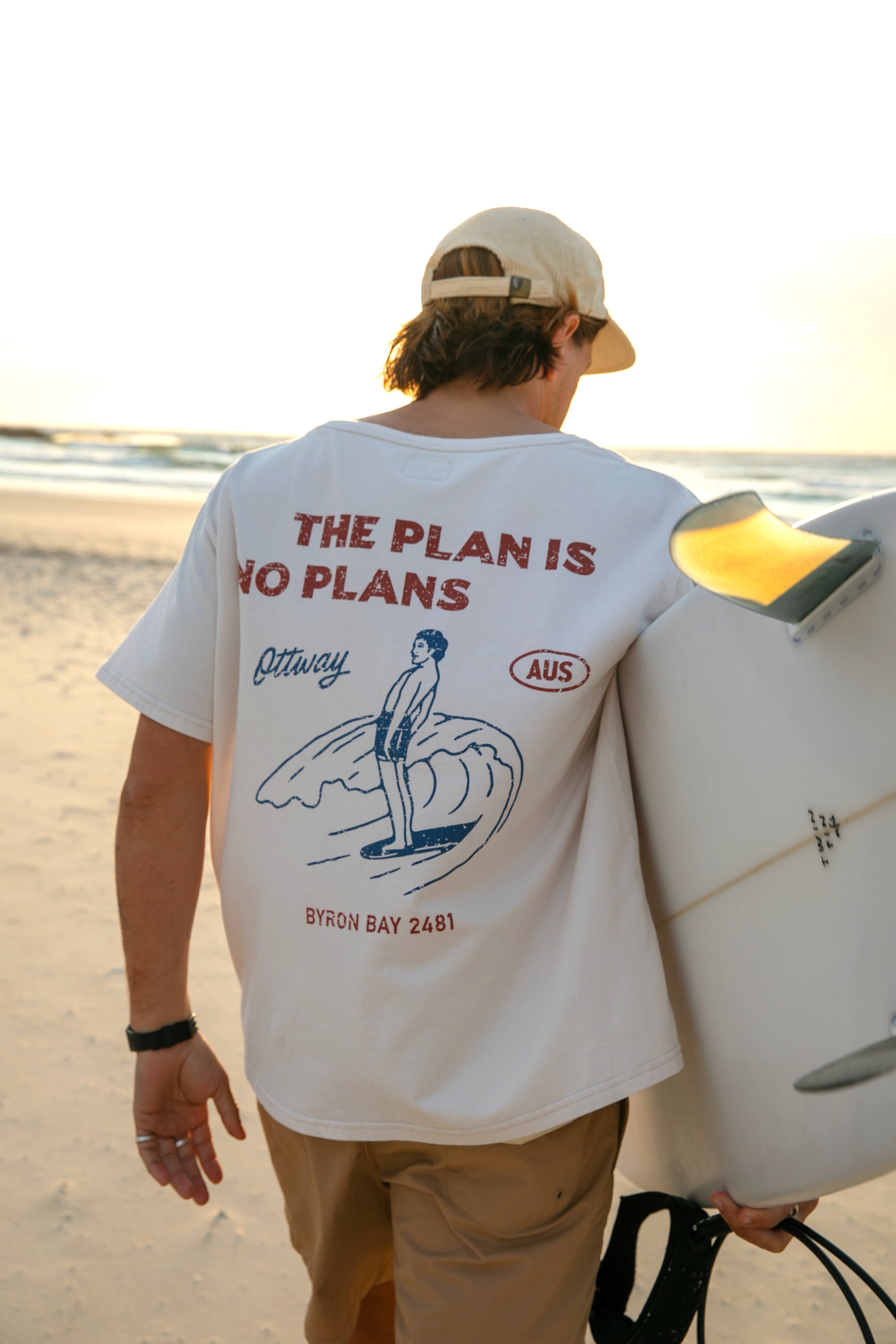 The Plan is No Plans T-Shirt - Beige