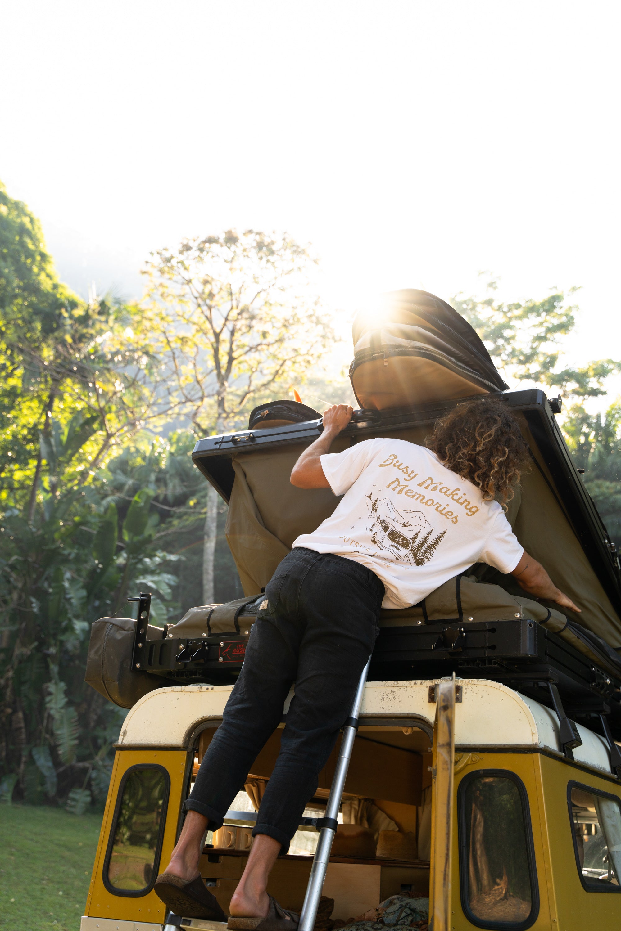 Busy Making Memories T-Shirt - Off White