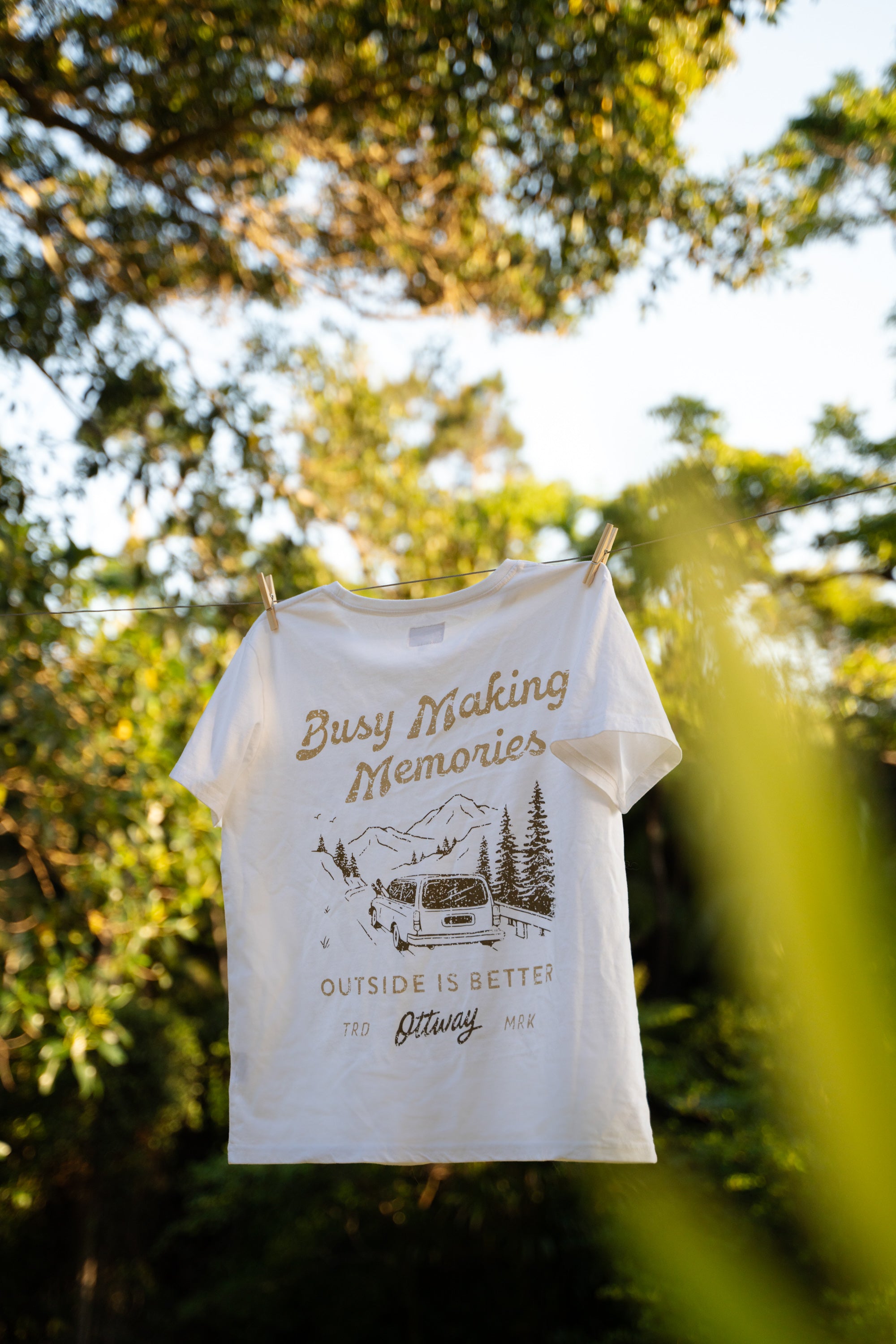 Busy Making Memories Unisex T-Shirt - Off White