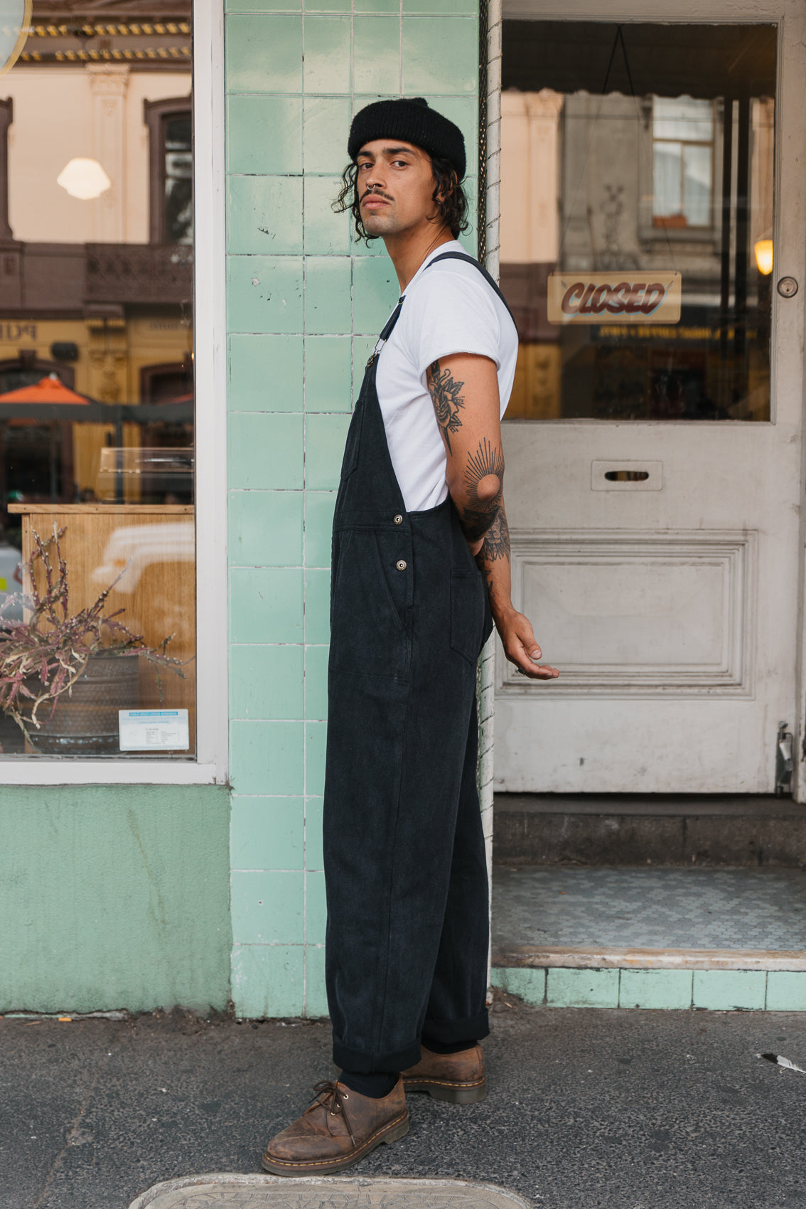 JACKS - Washed Black Overalls