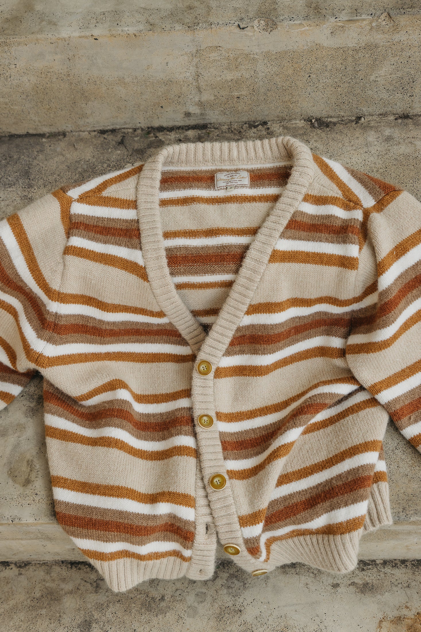 Candem Striped Knit Cardigan