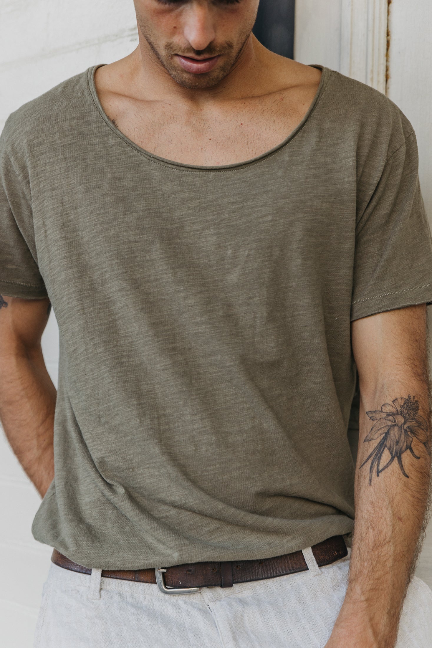 Organic T-Shirt - Washed Green