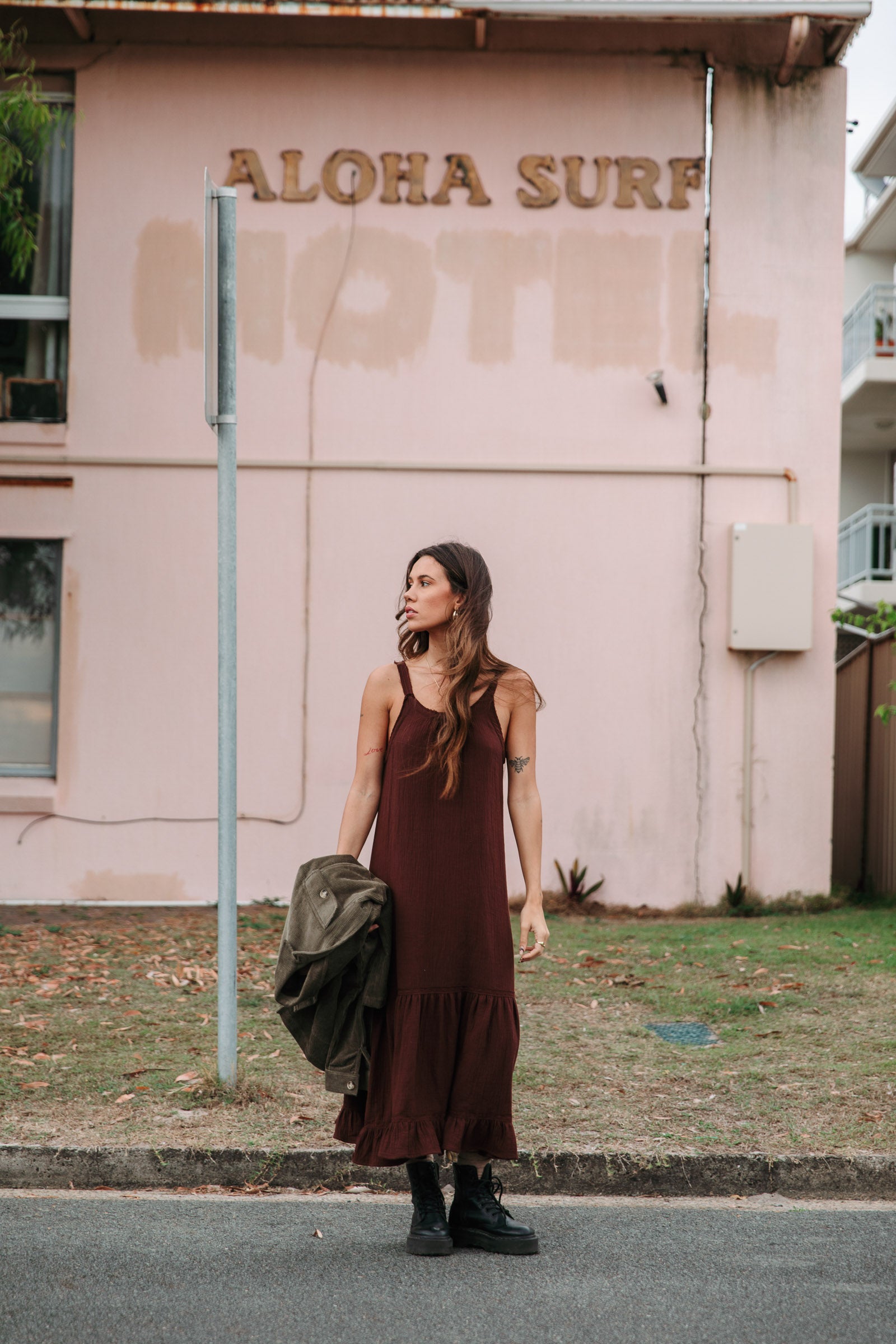 Yamba - Brown Dress