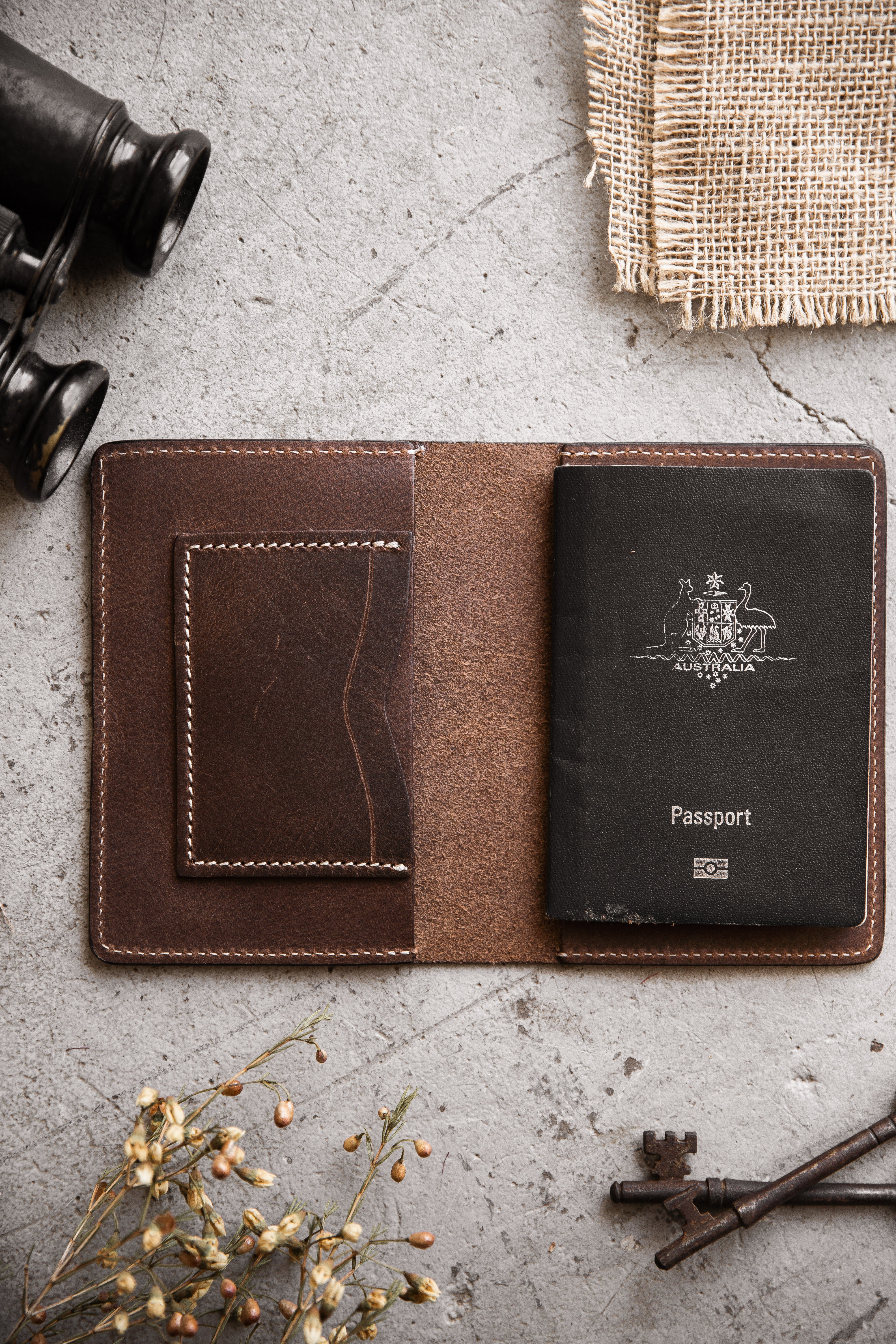 Ottway Leather Passport Holder