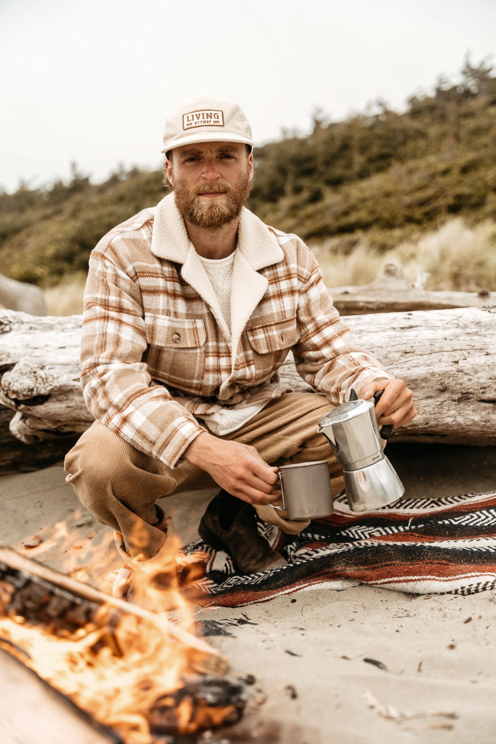 Parker - Brown Flannel Jacket