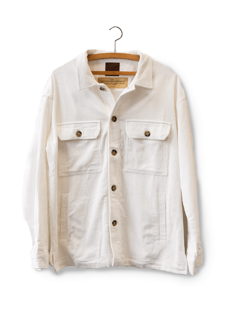 Reis - White Cord Shirt/Jacket