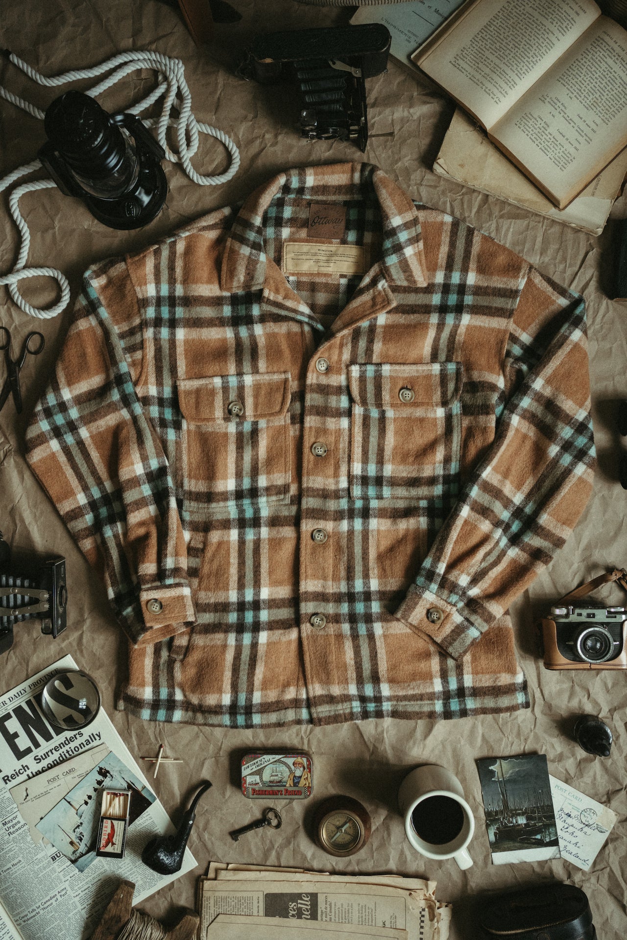 Winston - Brown Flannel Shirt/Jacket