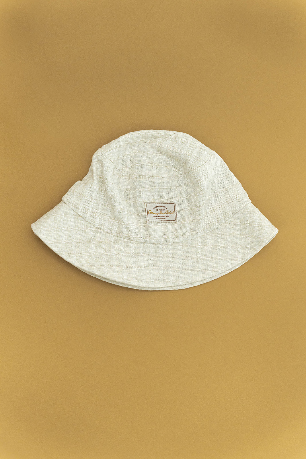 Bowie - Cream Checked Bucket Hat