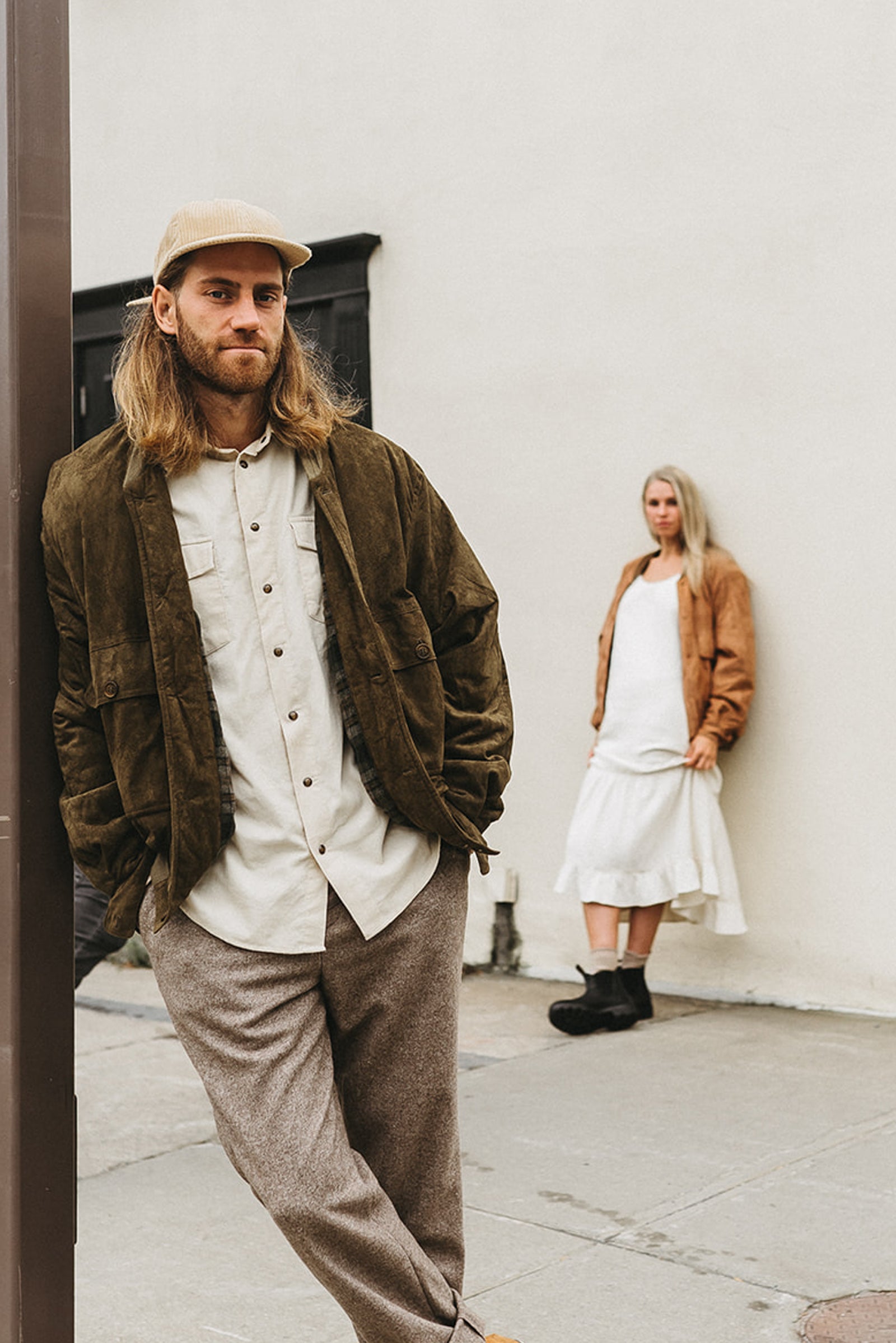 Cream Corduroy - Long Sleeve Shirt