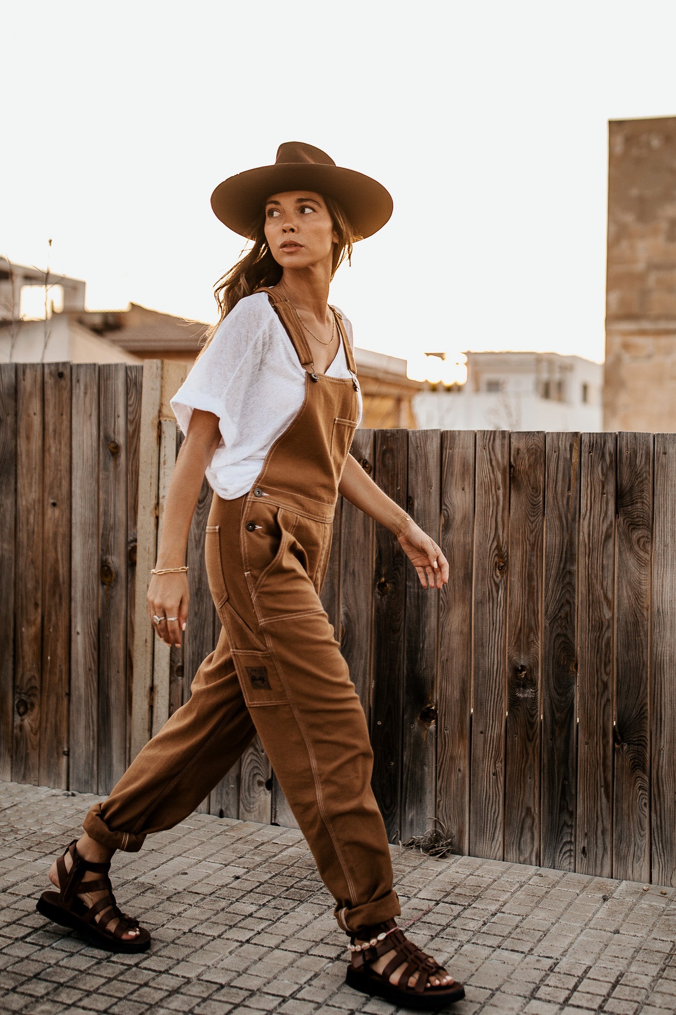 JACKS - Unisex Brown Overalls