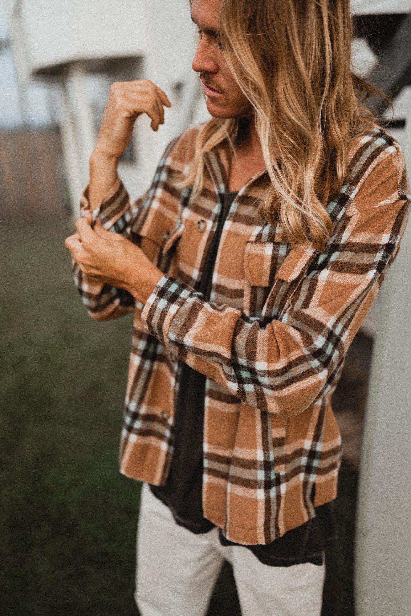 Winston - Brown Flannel Shirt/Jacket