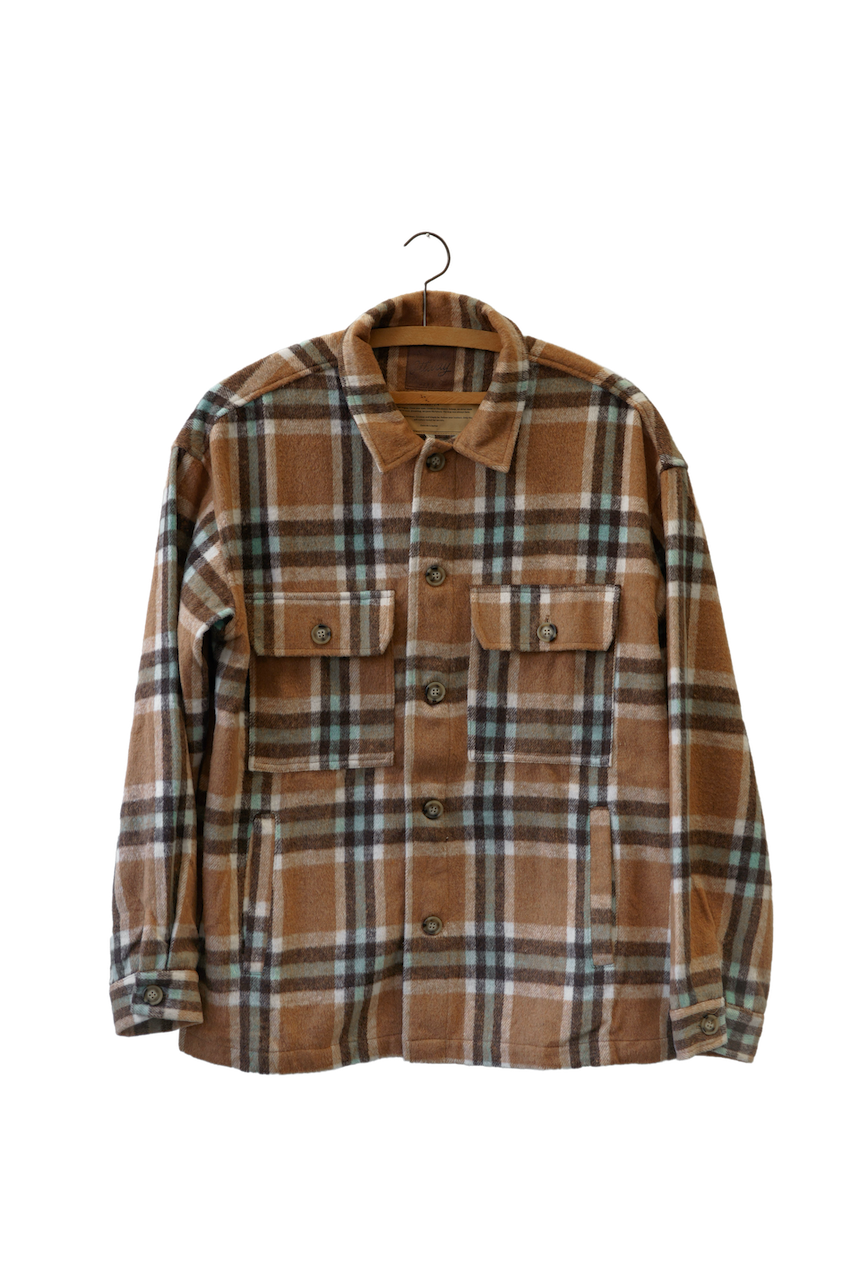 Winston - Brown Flannel Shirt/Jacket